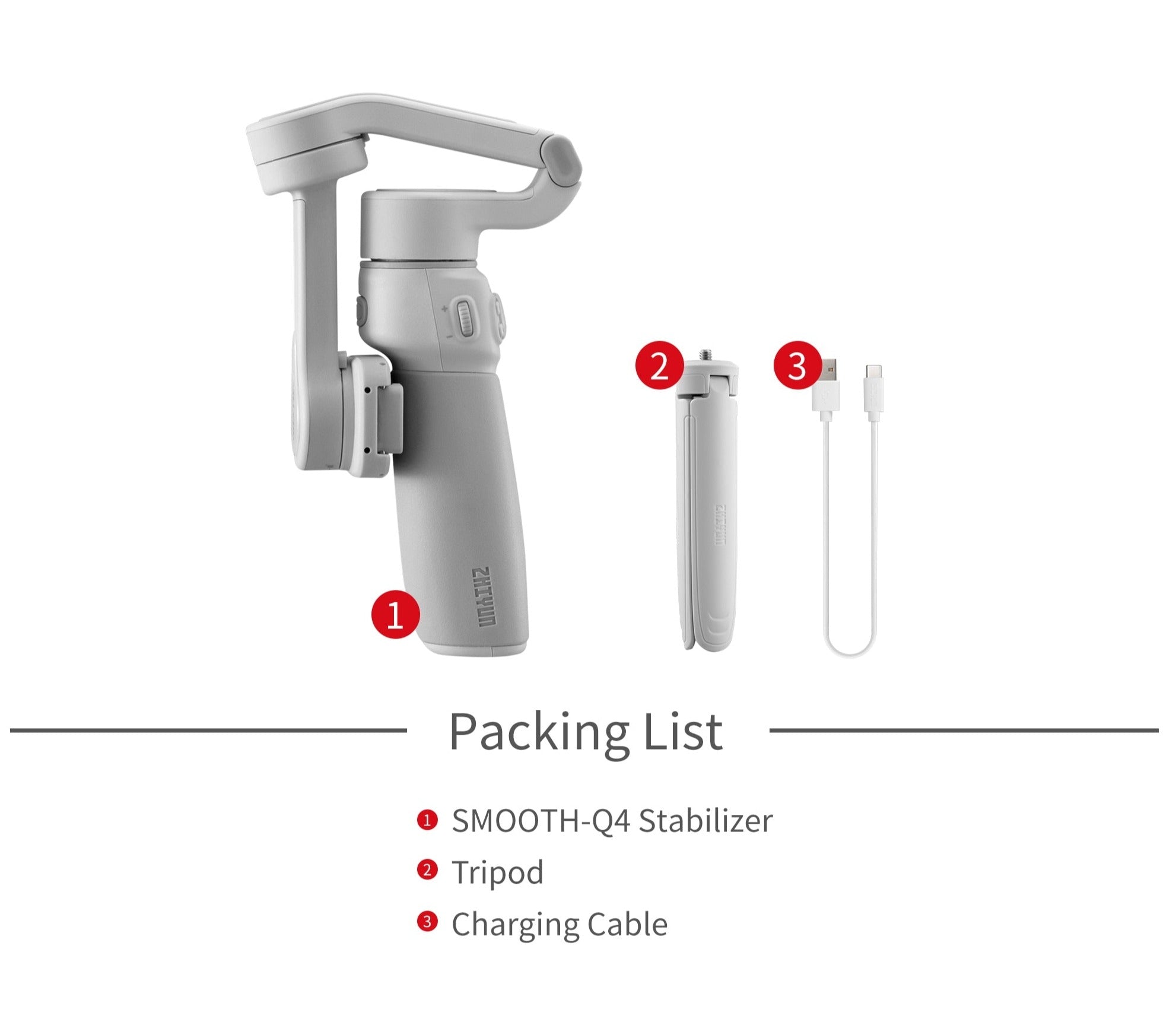 ProSteady - Smartphone Gimbal 3-Axis Portable Phone Stabilizer