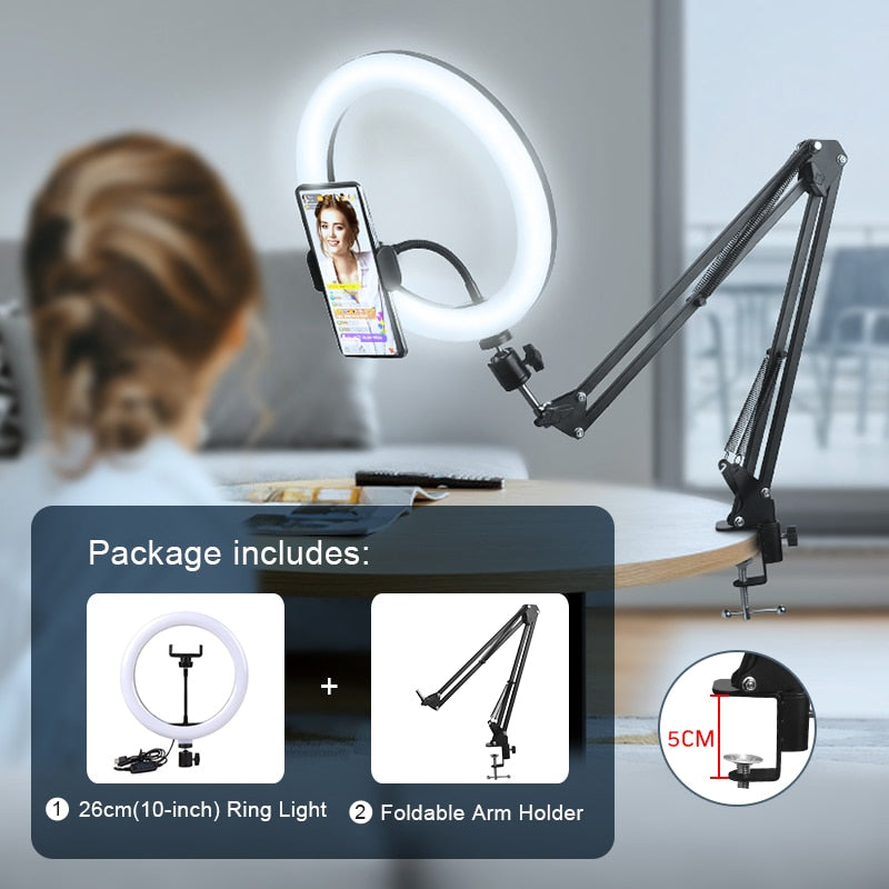 Studio Photography Ring Light Kit
