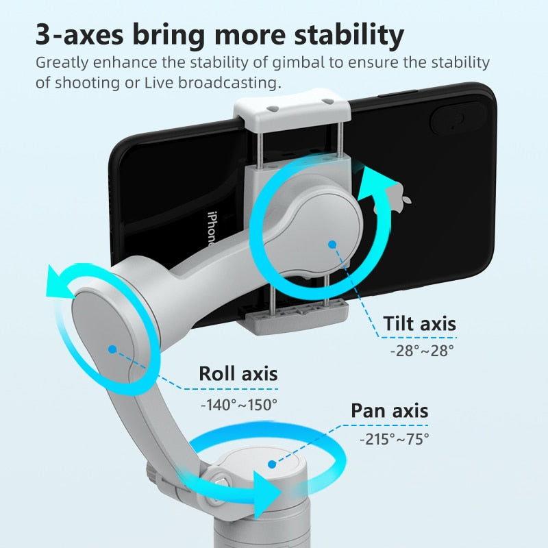 SteadyShot - Gimbal Stabilizer for Cell Phones